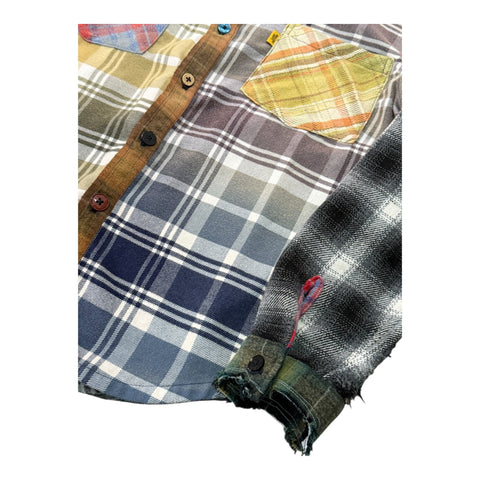 GALLERY DEPT. MARLEY RETOUCHE FLANNEL#1 SIZE S | Multi Plaid