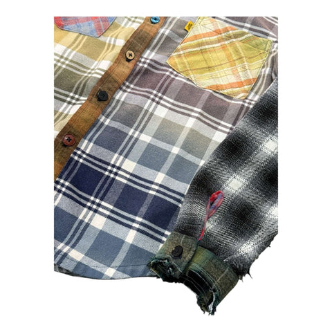 GALLERY DEPT. MARLEY RETOUCHE FLANNEL#1 SIZE S | Multi Plaid