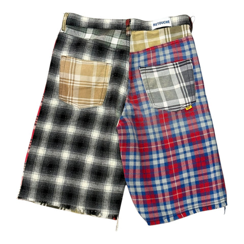 GALLERY DEPT. MARLEY RETOUCHE SHORTS Sz32 | Multi Plaid