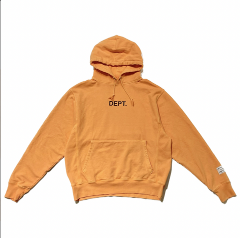 GALLERY DEPT. DEPT LOGO HOODIE -FLO ORANGE- | Grand Gallery