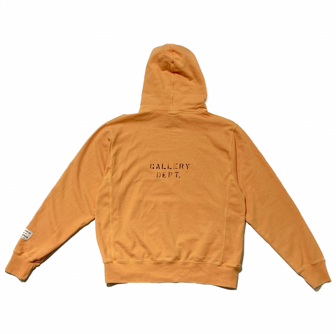 GALLERY DEPT. DEPT LOGO HOODIE -FLO ORANGE- | Grand Gallery