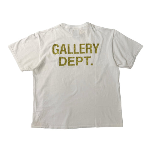 GALLERY DEPT.GD LOGO DUSTY TEE WHITE