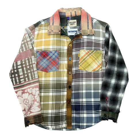 GALLERY DEPT. MARLEY RETOUCHE FLANNEL#1 SIZE S | Multi Plaid