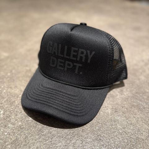 GALLERY DEPT. GD LOGO TRUCKER CAP | BLACK