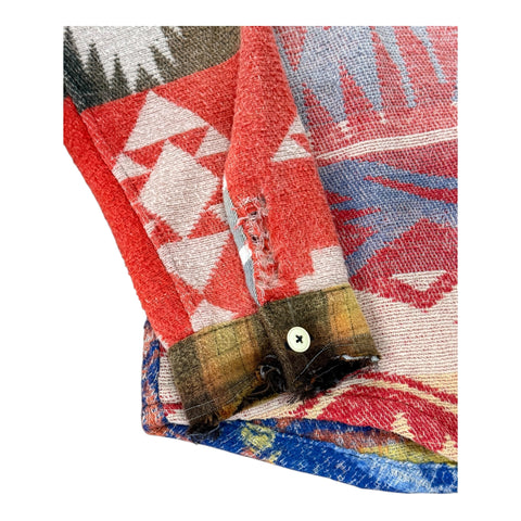 GALLERY DEPT. MARLEY RETOUCHE FLANNEL#3 SIZE L | Multi Plaid