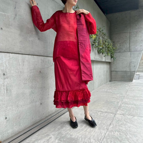 dosa new tunisian top | silk organza