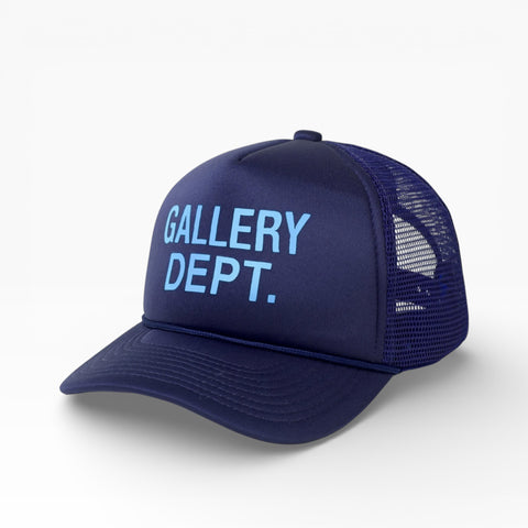 GALLERY DEPT. GD LOGO TRUCKER CAP | DEEP NAVY