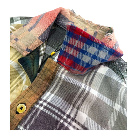 GALLERY DEPT. MARLEY RETOUCHE FLANNEL#1 SIZE S | Multi Plaid