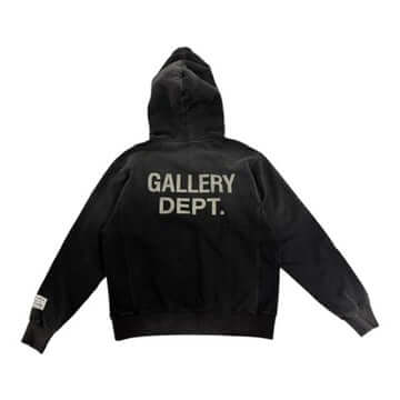 GALLERY DEPT. GD PAINT LOGO HOODIE (VINTAGE BLACK)