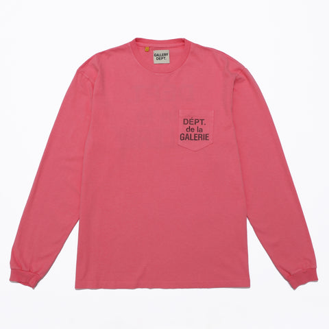 DEPT DE LA GALERIE L/S POCKET TEE SALMON | Grand Gallery