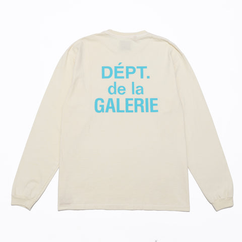 DEPT DE LA GALERIE L/S POCKET TEE CREAM | Grand Gallery