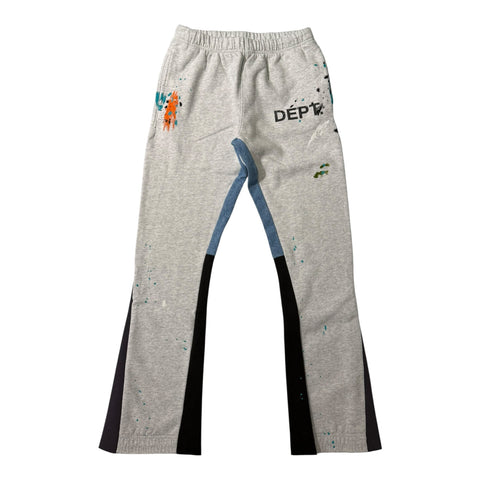 GALLERY DEPT. DÉPT LOGO PAINTED SWEATPANT FLARE | light heather grey