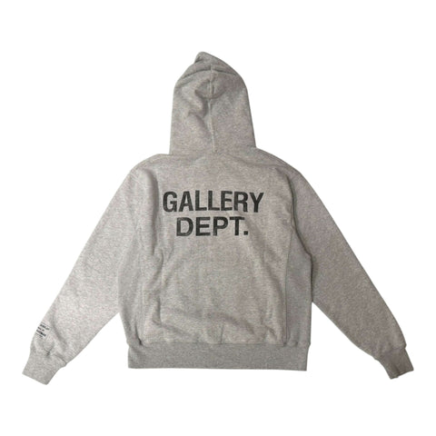 GALLERY DEPT. GD PAINT LOGO HOODIE(LIGHT HEATHER GREY)