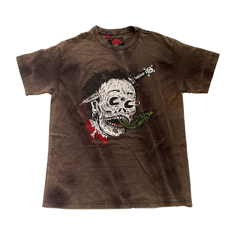 ART THAT KILLS GLITCH TEE - SUN FADED WIZER BLACK | Grand Gallery