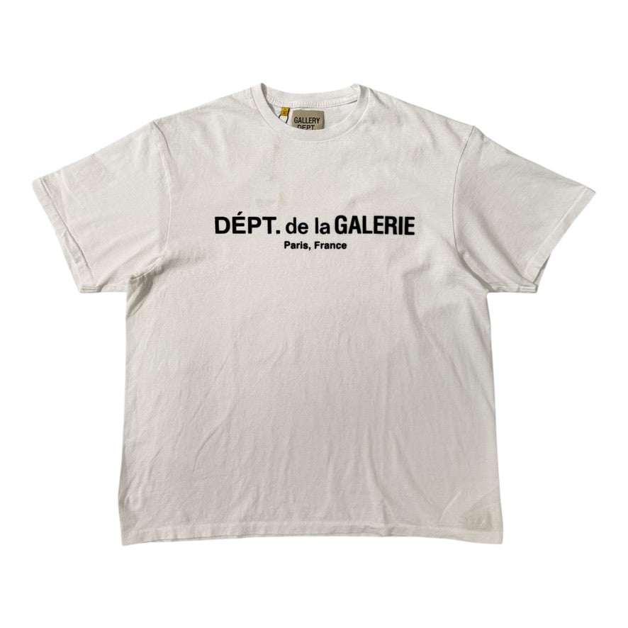 GALLERY DEPT. FRENCH LOGO LUX TEE clean white | Grand Gallery