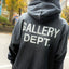 GALLERY DEPT. GD PAINT LOGO HOODIE (VINTAGE BLACK)
