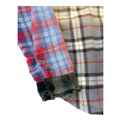 GALLERY DEPT. MARLEY RETOUCHE FLANNEL#2 SIZE M | Multi Plaid