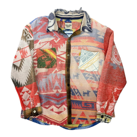 GALLERY DEPT. MARLEY RETOUCHE FLANNEL#3 SIZE L | Multi Plaid