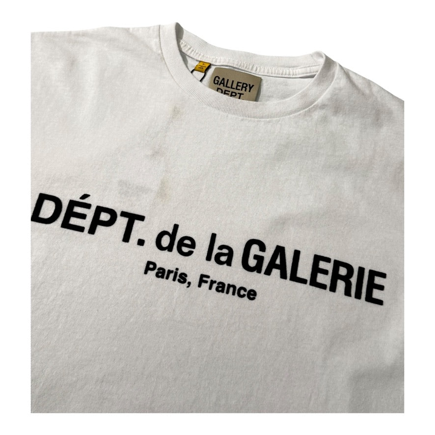 GALLERY DEPT. FRENCH LOGO LUX TEE clean white | Grand Gallery