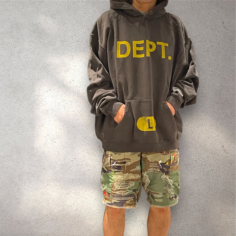 GALLERY DEPT. SIZE LOGO HOODIE Black