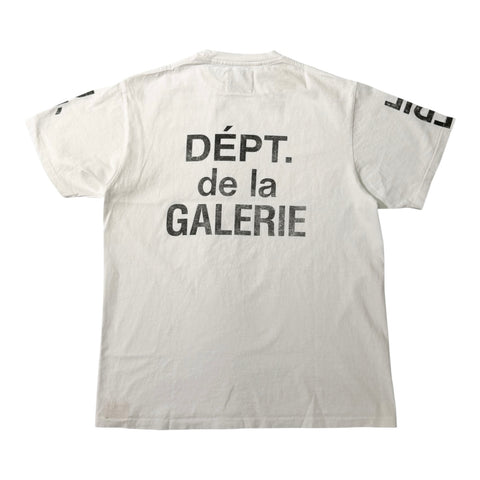 GALLERY DEPT. FRENCH COLLECTOR TEE WHITE