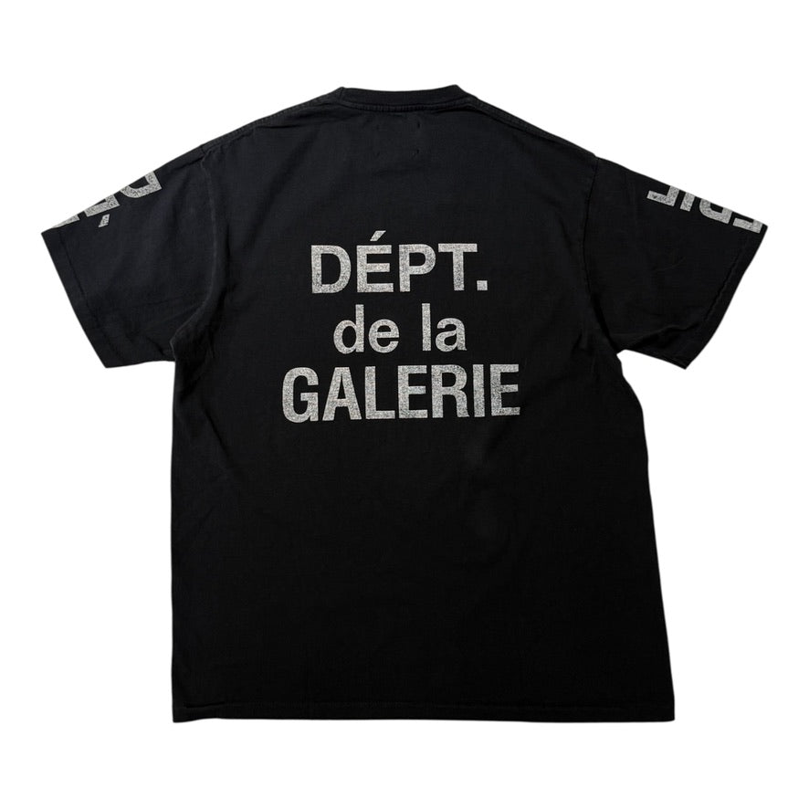 GALLERY DEPT. FRENCH COLLECTOR TEE BLACK| Grand Gallery
