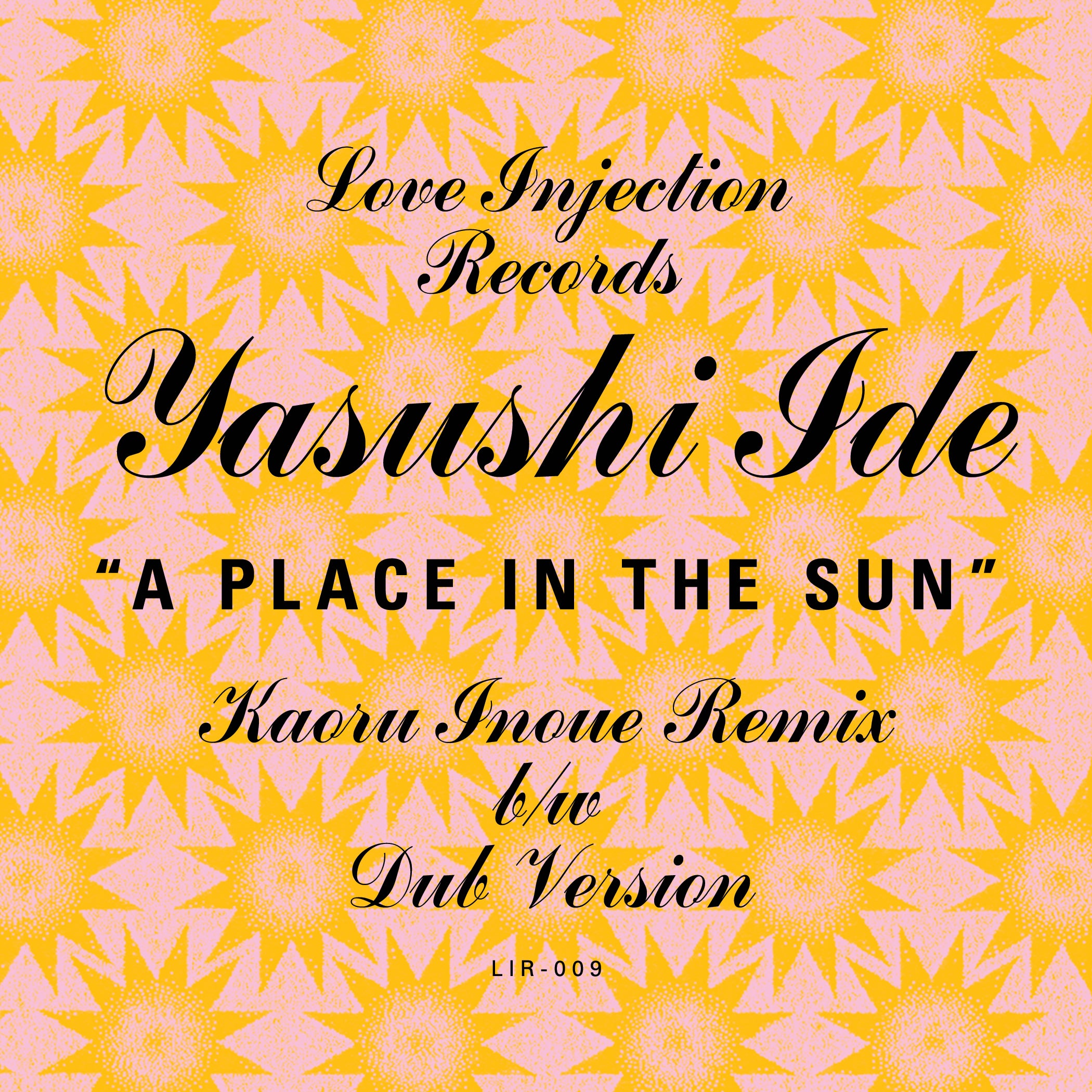 7inch Record) Yasushi Ide/A Place In The Sun (Kaoru Inoue Remix) – Grand  Gallery