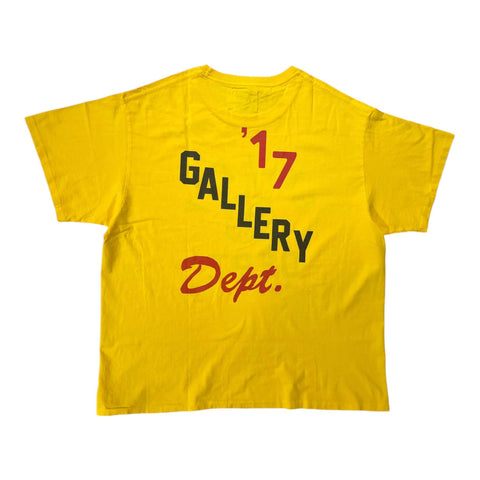 BOXING MERCH TEE(GOLDEN YELLOW)|Grand Gallery