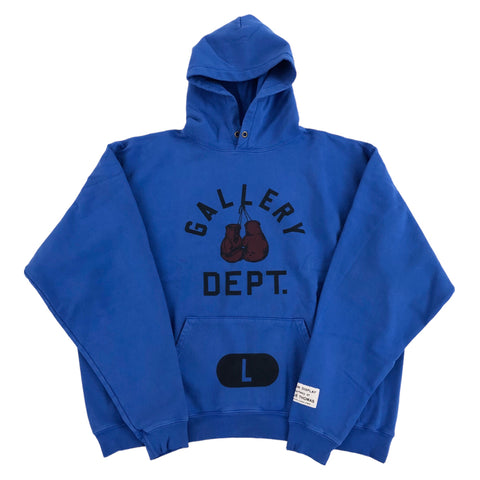 GALLERY DEPT. BOXING MERCH HOODIE-Royal Blue- | Grand Gallery