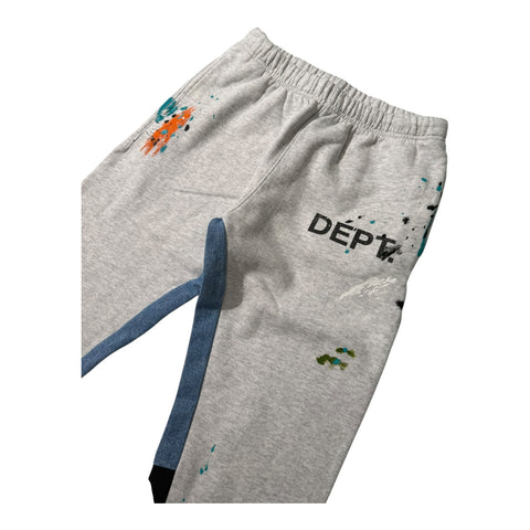GALLERY DEPT. DÉPT LOGO PAINTED SWEATPANT FLARE | light heather grey